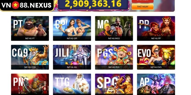 Khám phá nhà cung cấp Nổ Hũ JIli VN88
