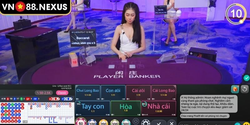 Kết hợp đa dạng cách soi cầu Baccarat