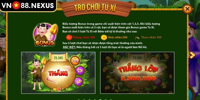 Mẹo vàng khi chơi nổ hũ thằng bờm VN88 cho anh em